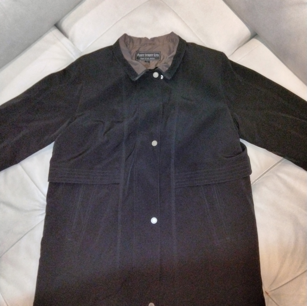 Fleet Street Ltd Navy Blue Coat